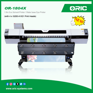 OR-1804X 1.8m Water base Dye / Eco Solvent high-speed advertising printer