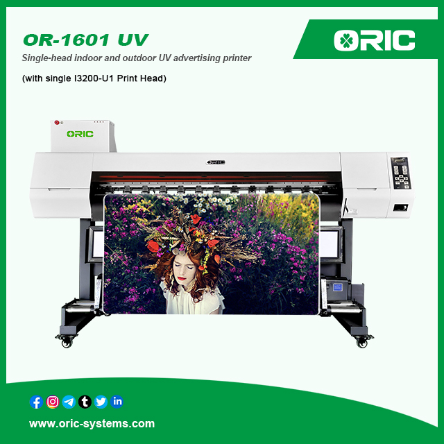 OR-1601 UV Single-head indoor and outdoor UV advertising printer（With Single EpsonI3200-U1）