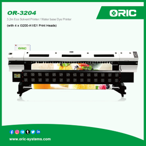 OR- 3204 3.2m Water base Dye / Eco Solvent high-speed advertising printer