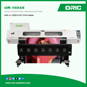 OR-1604X 1.6m Water base Dye / Eco Solvent high-speed advertising printer