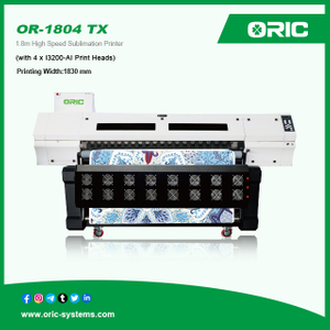 OR-1804 TX 1.8m Industrial High Speed Dye Sublimation Printer