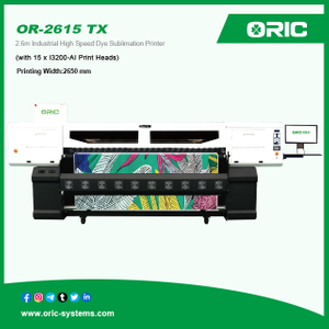 OR-2615 TX 2.6m Industrial High Speed Dye Sublimation Printer