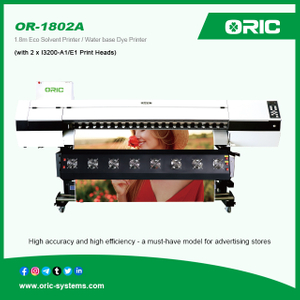 OR-1802A 1.8m Water base Dye / Eco Solvent Printer Advertising printer 