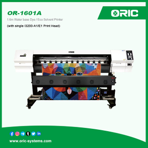 OR-1601A 1.6m Water base Dye / Eco Solvent Printer Advertising printer (with Single I3200-A1/E1 Print Head) 