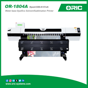 OR-1804A1806A Water base Dye / Eco Solvent / Sublimation Printer With Four EpsonI3200-A1/E1 Heads