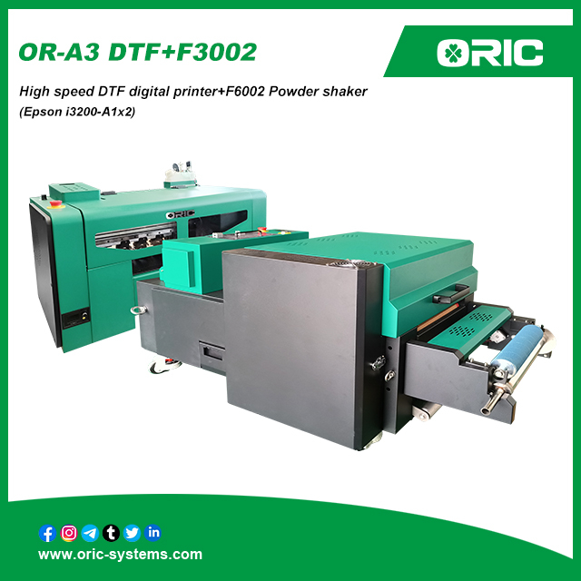 nanjing ORIC OR-A3 DTf With 2xF1080/i1600-A1 Heads Mini320 DTF Film Printer No lettering / Hollow-free / No waste remova