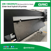 OR-1802H UV 1.8M Enter level hybrid UV printer UV Roll To Roll And Hybrid All-In-One Printer EpsonI3200-U1x2 Front and rear extended table support roll to roll & Board dual purpose printing solution