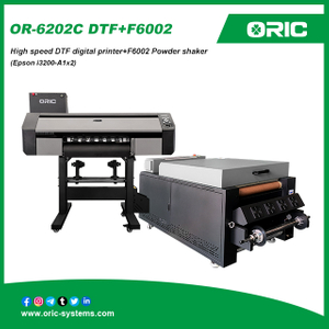 nanjing ORIC OR-6202C DTF(Epson i3200-A1x2) DTF digital printer W+CMYK