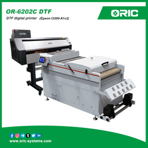 Nanjing ORIC OR-6202C DTF+H650 WITH BELT POWDER SHAKER SYSTEM DTF DIGITAL HEAT TRANSFER SYSTEMS