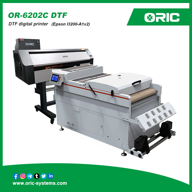 Nanjing ORIC OR-6202C DTF+H650 WITH BELT POWDER SHAKER SYSTEM DTF DIGITAL HEAT TRANSFER SYSTEMS