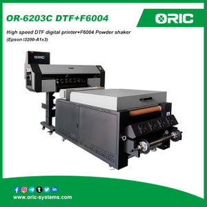 nanjing ORIC OR-6203C DTF+F6004 Epson i3200-A1x3 DTF digital printer Fluorescence scheme