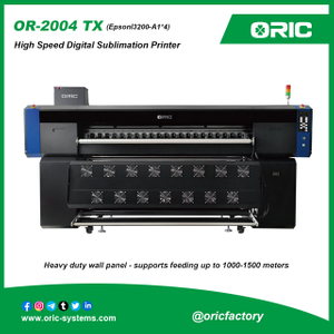 ORICprinter OR-2004 TX (Epsonl3200-A1x4)High Speed Digital Sublimation Printer Heavy duty wall panel