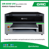 Nanjing ORIC OR-6040 UV Flatbed Printer 6040uvFlatbed Crystal label, nameplate, sand gold medal and various personalized gifts printer